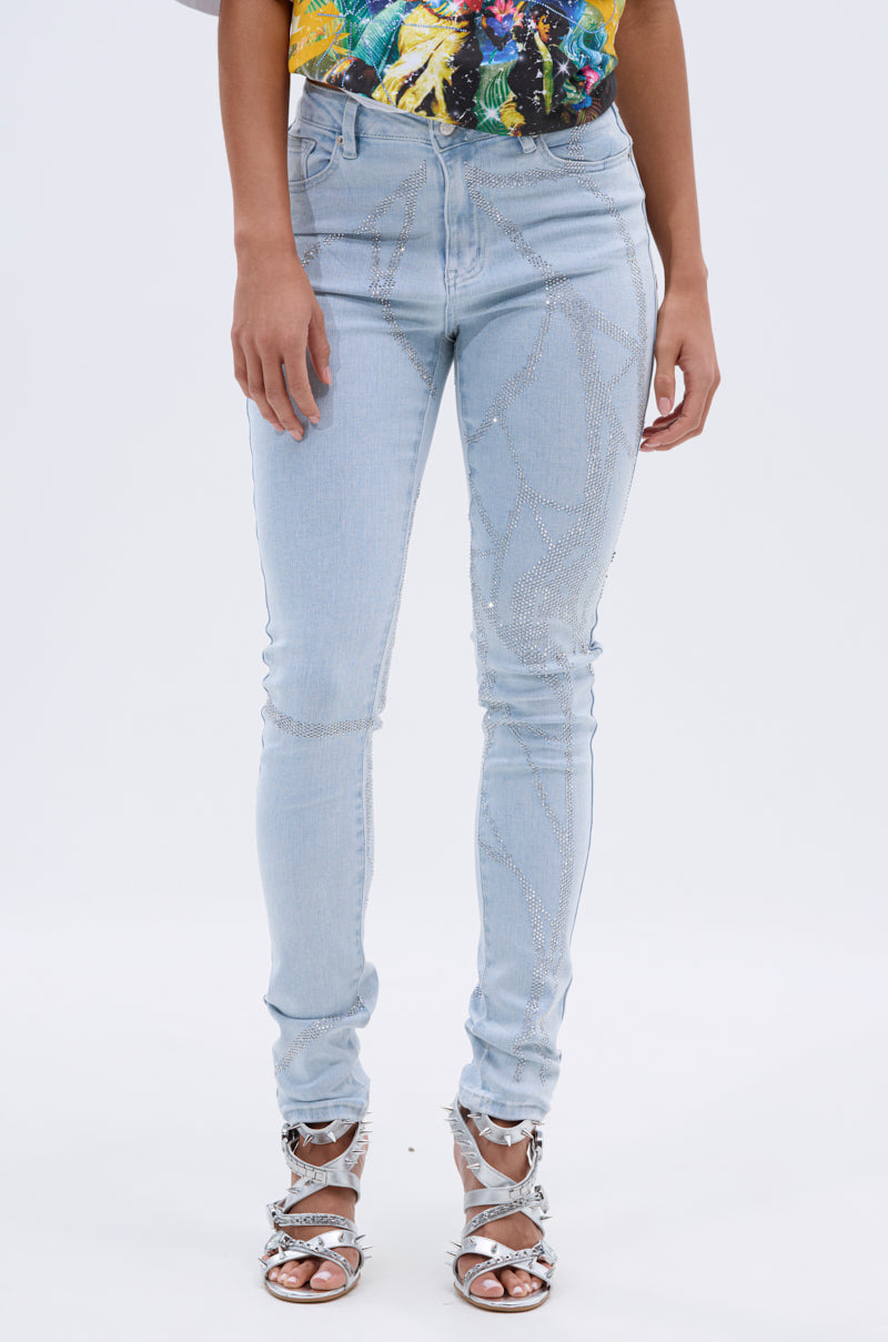 SPIDER GIRL SKINNY DENIM