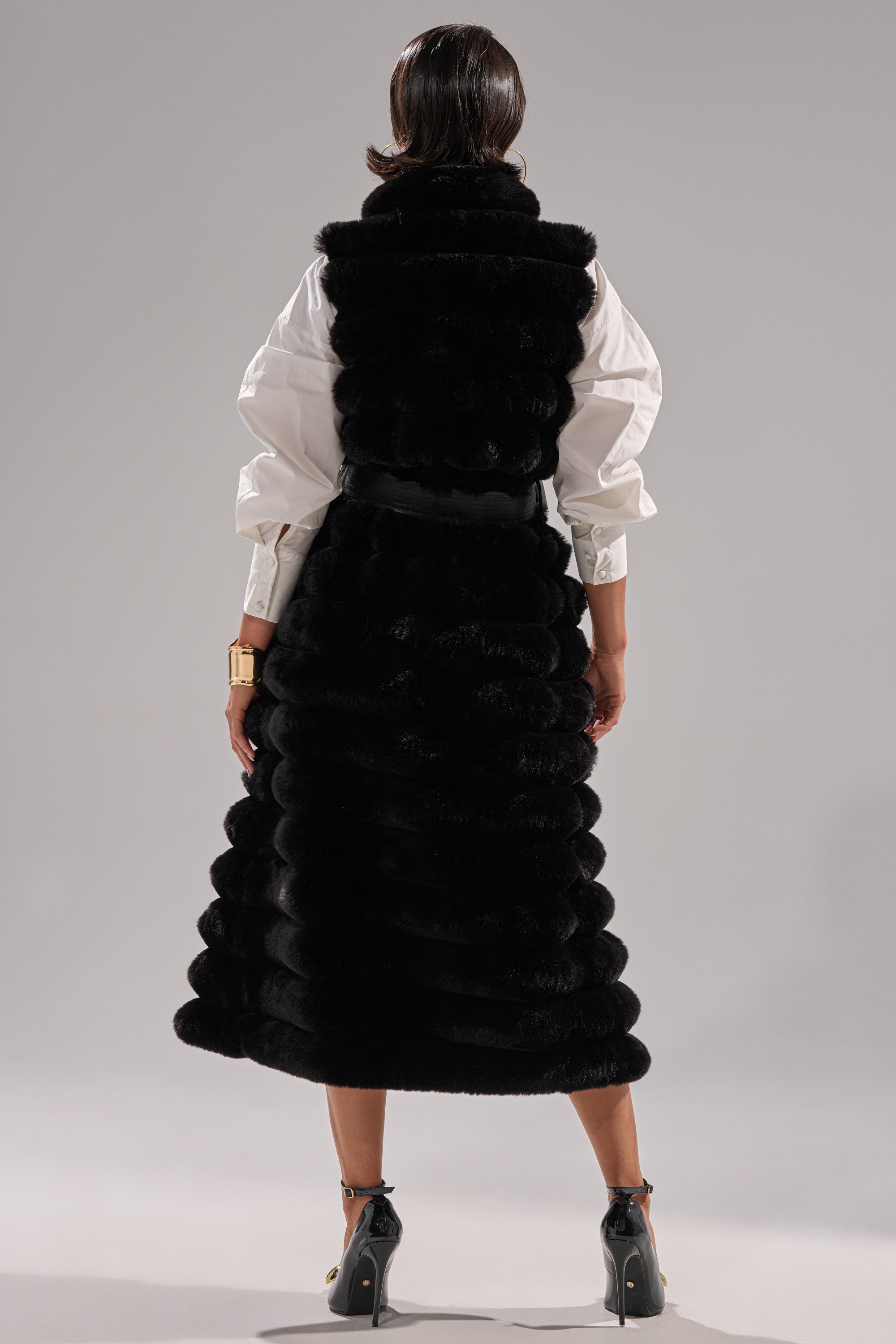 POPPY FAUX FUR VEST