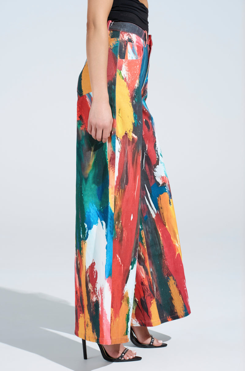 CREATIVE FREEDOM PRINTED DENIM