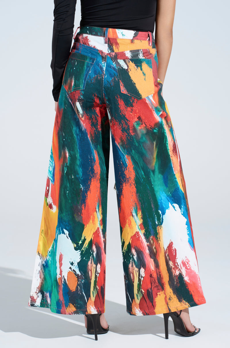 CREATIVE FREEDOM PRINTED DENIM