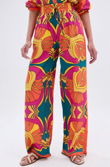 TROPICAL DREAMS WIDE LEG PANT