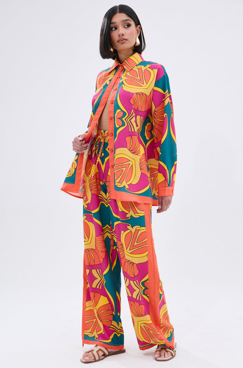 TROPICAL DREAMS WIDE LEG PANT