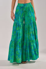 INTO THE GARDEN PALAZZO PANT IN GREEN