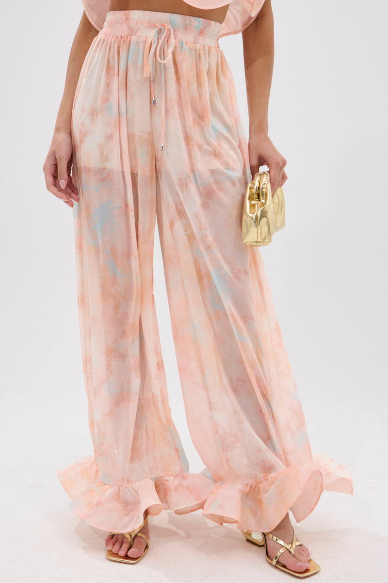 COLORFUL SKY OMBRE PALAZZO PANT