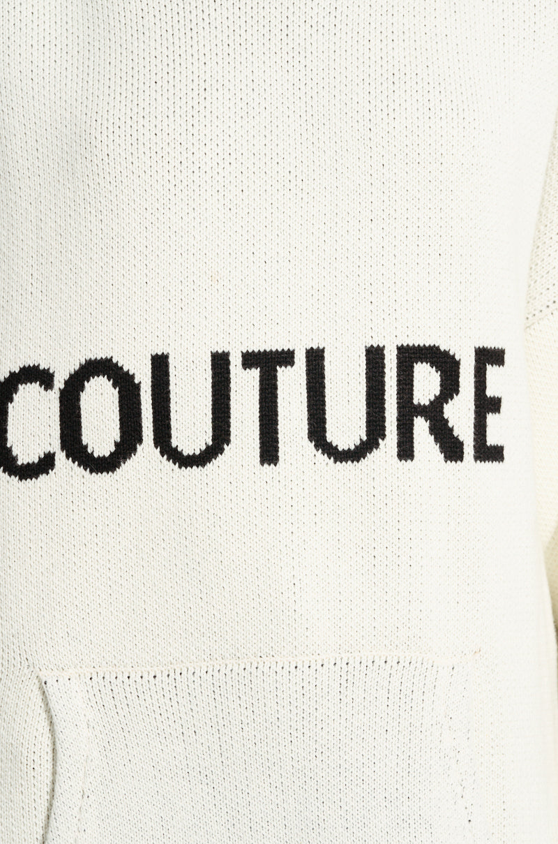 COUTURE OVERSIZED HOODED SWEATER