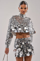 HOLIDAY BLING SEQUIN BLOUSE