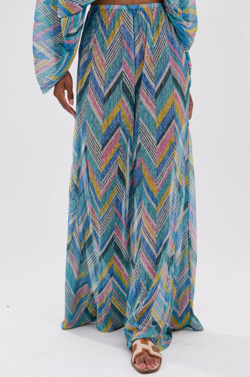 GRISELDA PRINTED PALAZZO PANTS