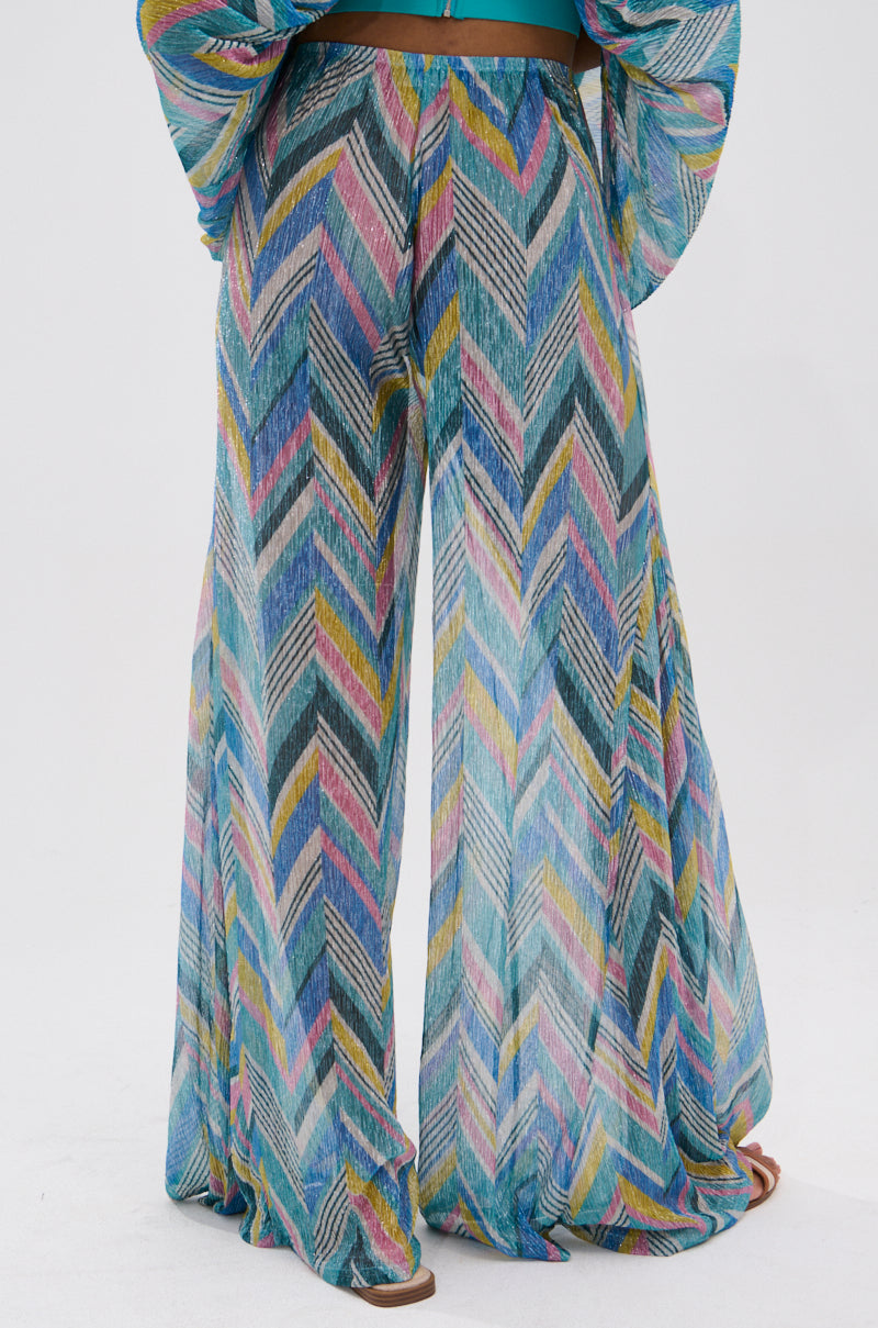 GRISELDA PRINTED PALAZZO PANTS