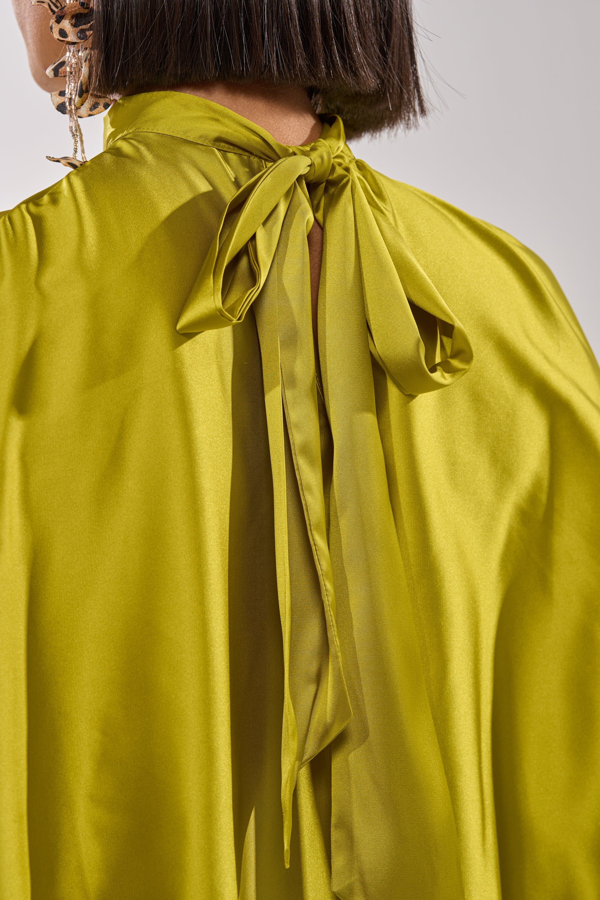 BABY MAKE A MOVE BLOUSE IN CHARTRUESE