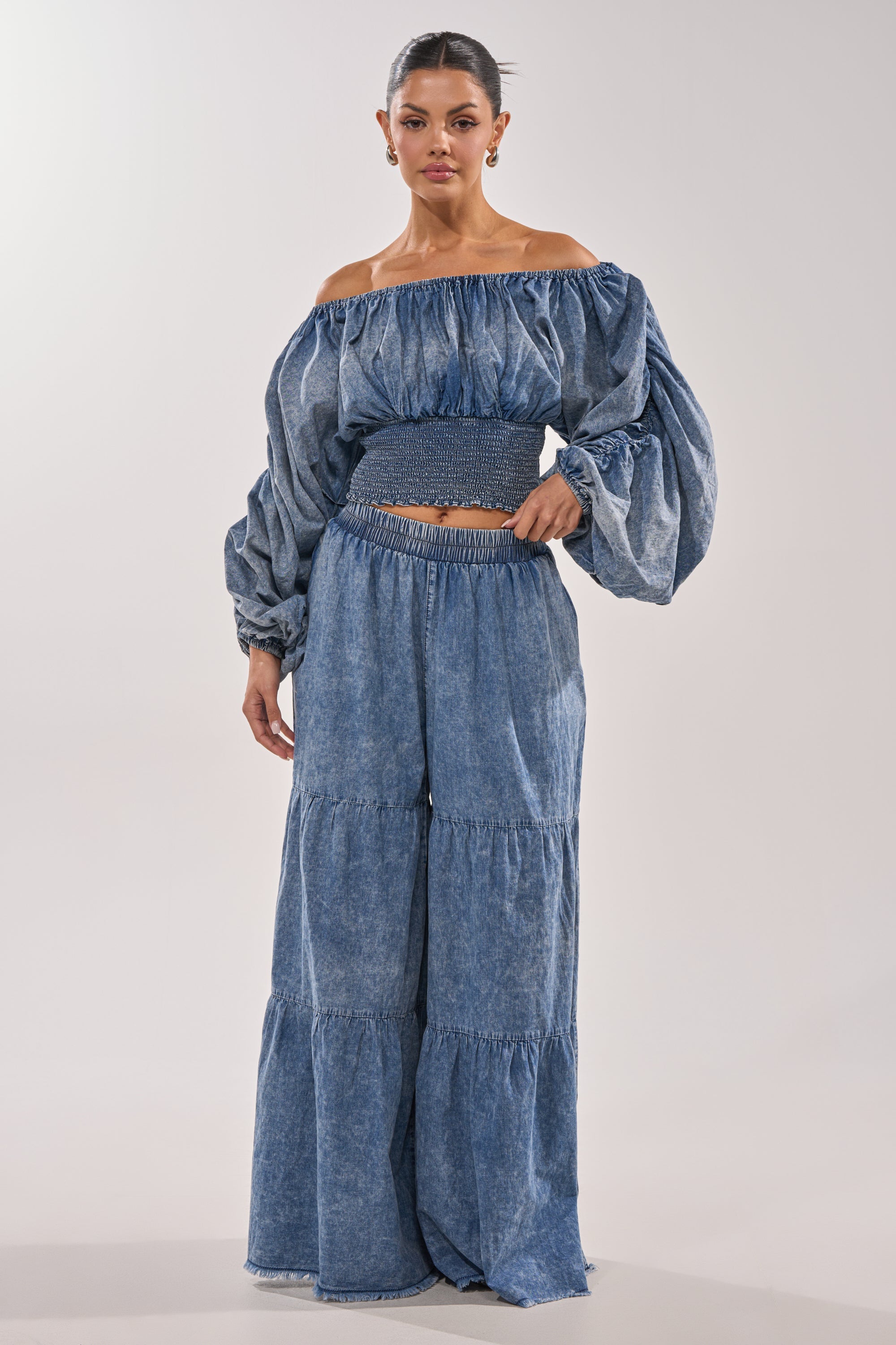 DENIM FOR DAYS PALAZZO PANT