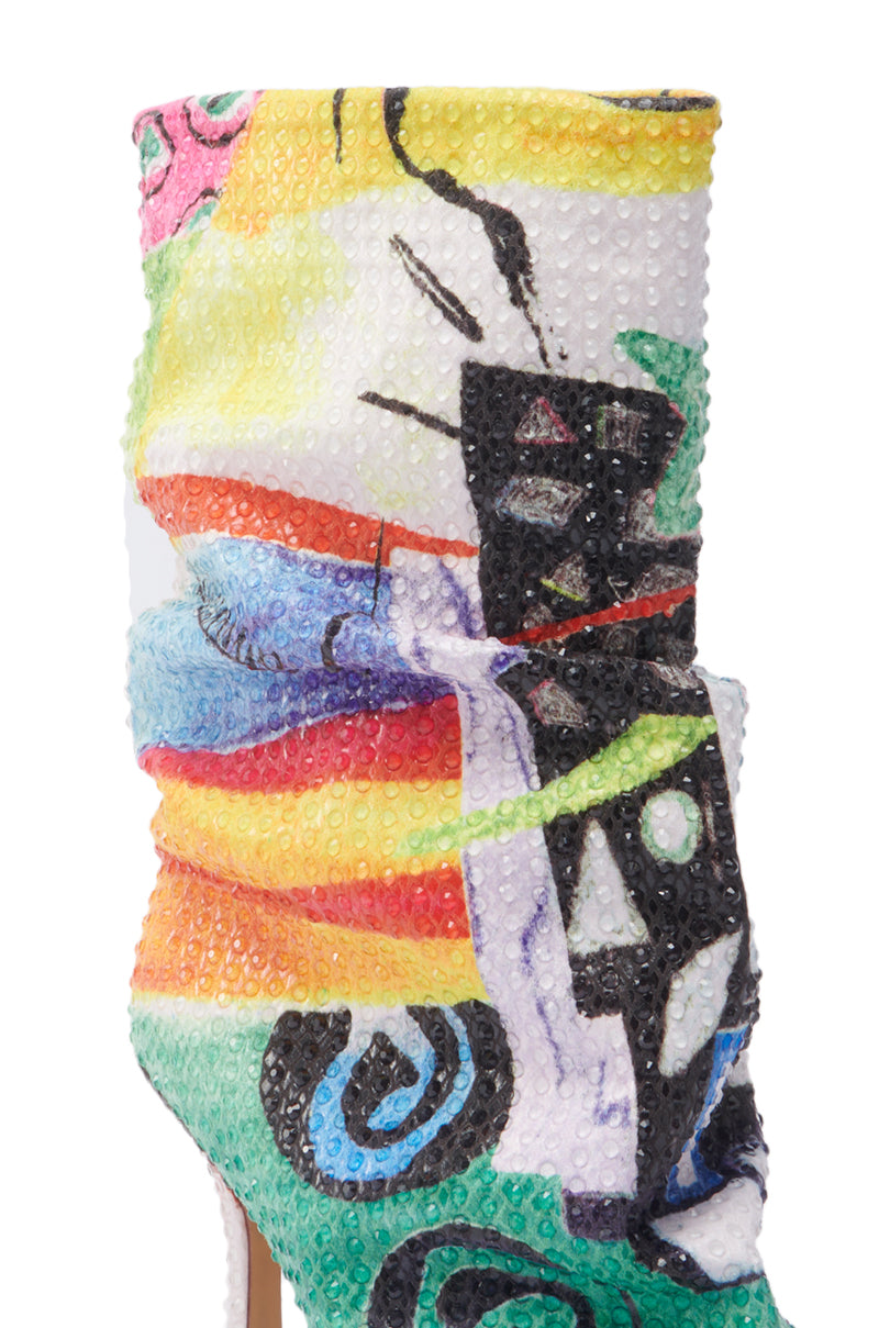 AZALEA WANG JONICE MULTI OPEN TOE BOOTIE