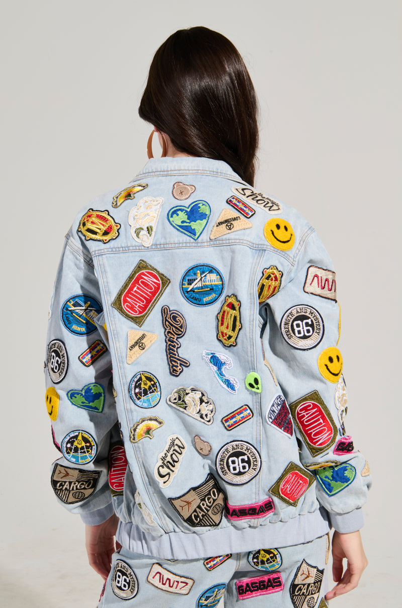 AUSTIN PATCH DENIM JACKET