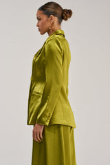 LUCKY ONE SATIN BLAZER