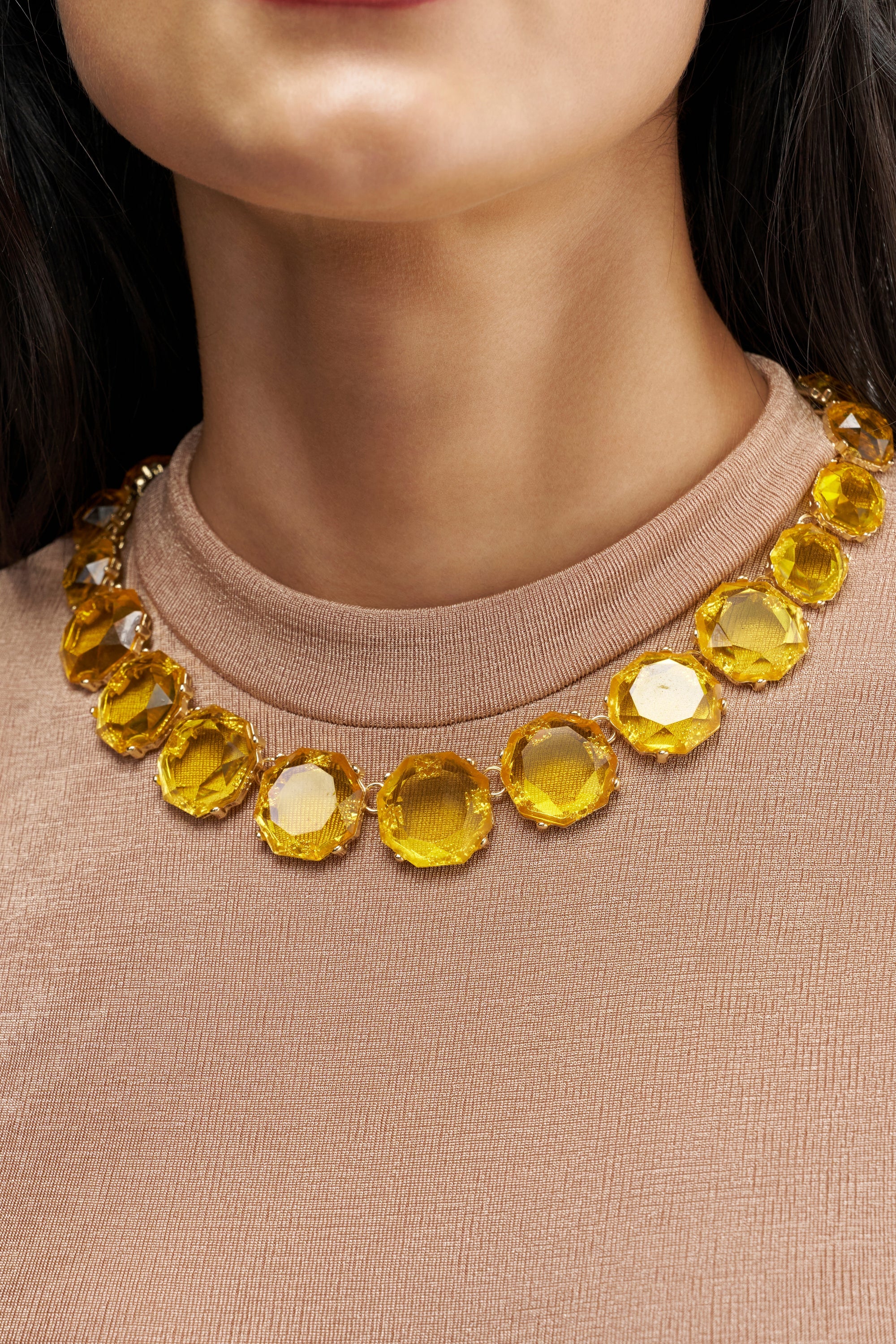 CITRINE STATEMENT NECKLACE