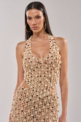 SEASHELL CROCHET TOP