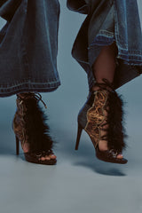 AZALEA WANG SHAINY SNAKE BROWN MULTI