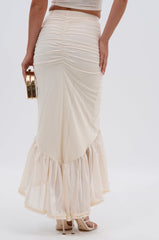 MELISSA MESH RUCHED SKIRT