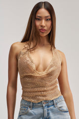 LOVE MY LIFE SEQUIN BLOUSE