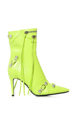 AZALEA WANG BROOKLYN GREEN BOOTIE