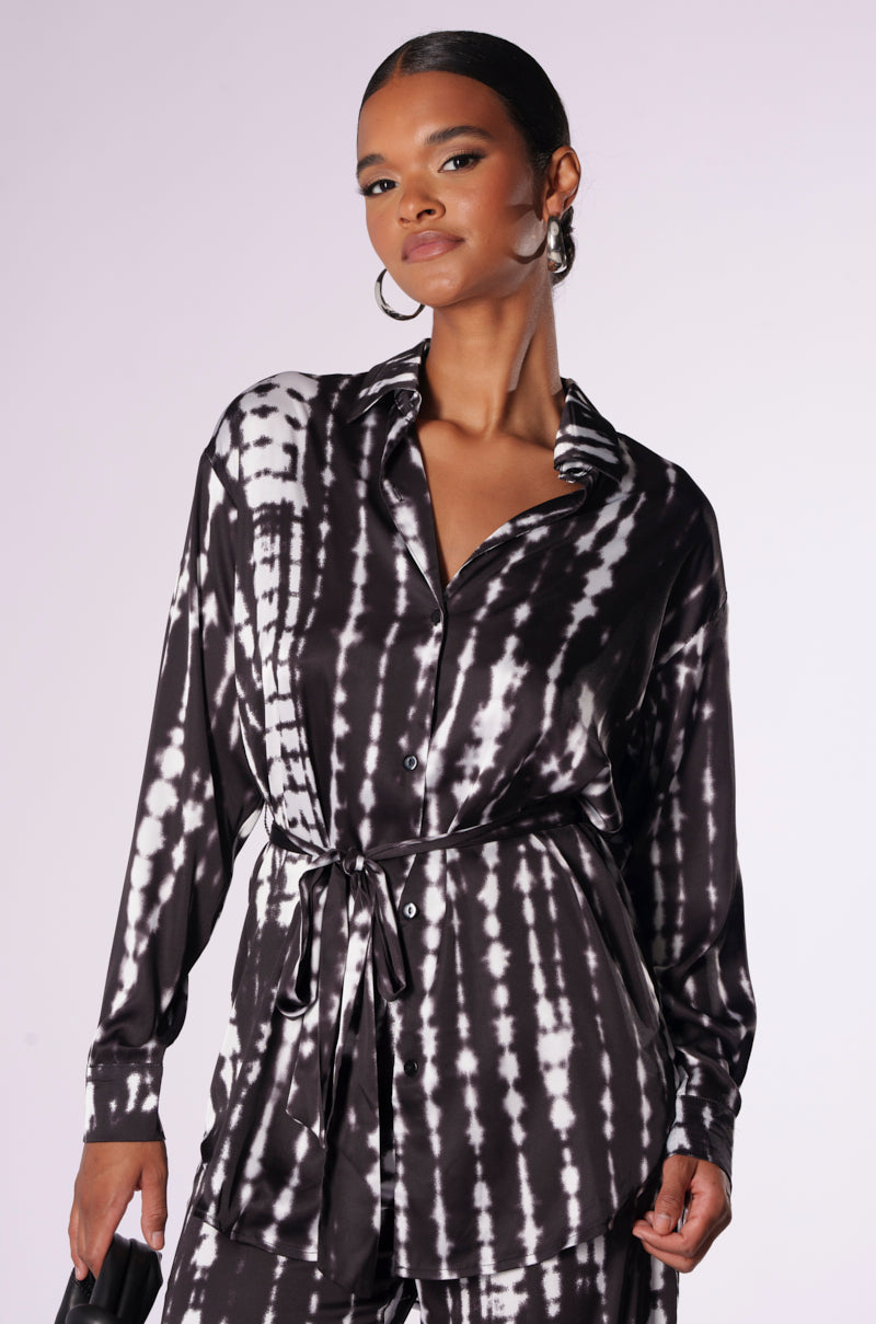 CALL ME CRAZY BUTTON DOWN BLOUSE