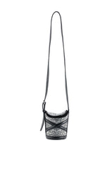 RHINESTONE MINI BUCKET BAG