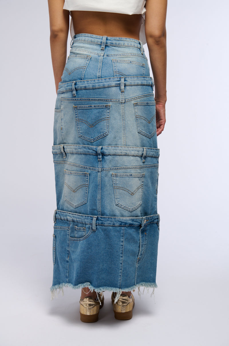 ESSIE DENIM MAXI SKIRT