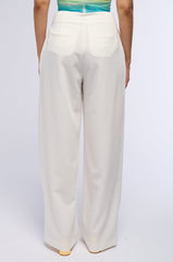 GIVE THEM CLASS PLEATED STRAIGHT LEG TROUSER