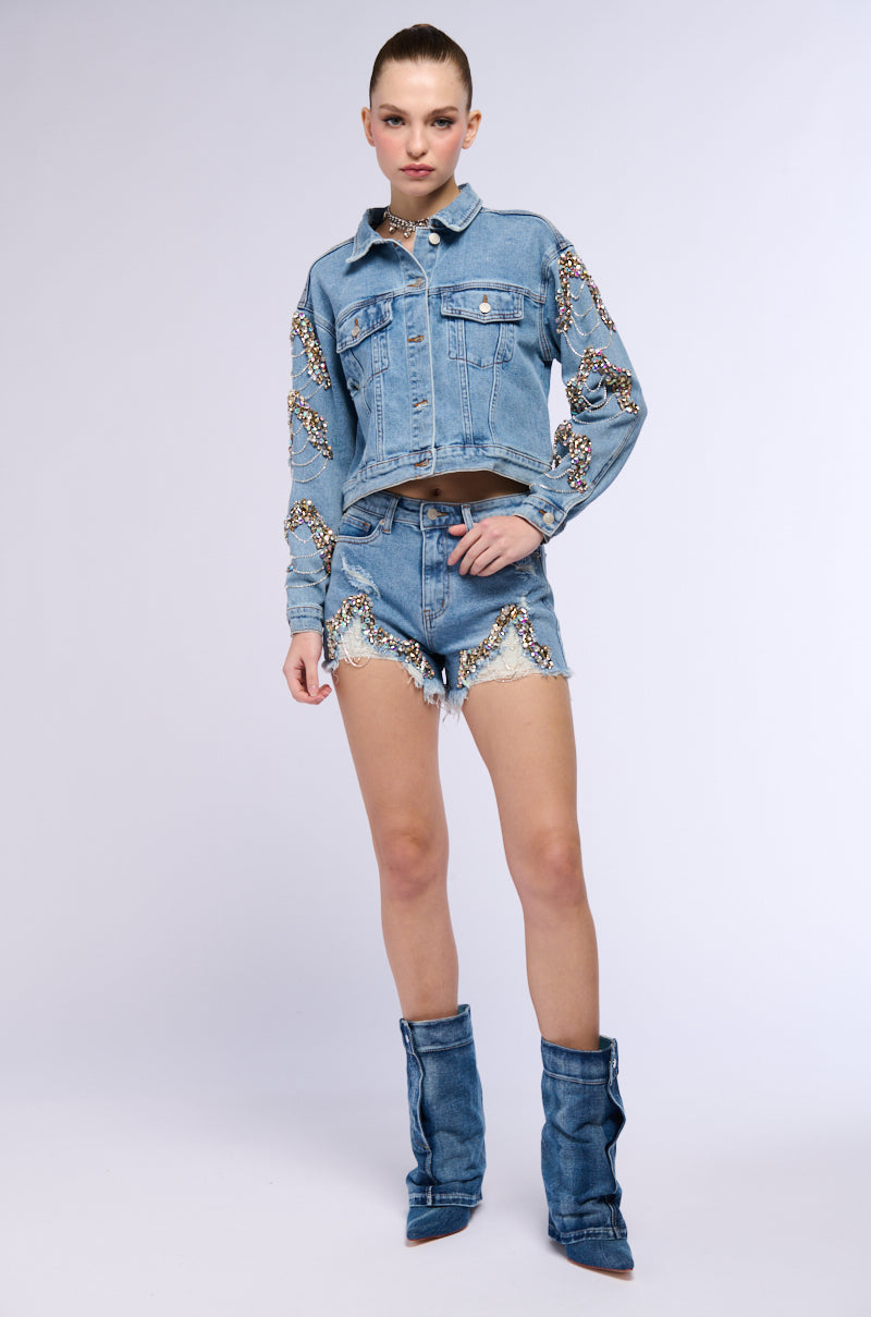 SEXY DENIM DENIM SHORT