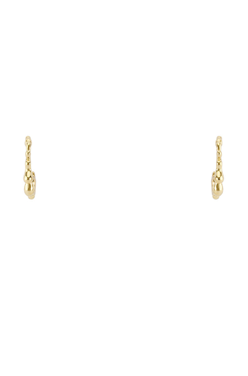 GOLD DRIPPY HOOP