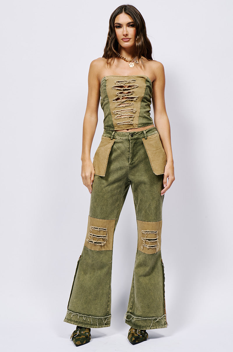 KILL THE LIGHTS FLARE DENIM PANT