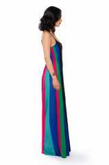 MIMI COLORBLOCKED SCOOP NECK JUMPSUIT