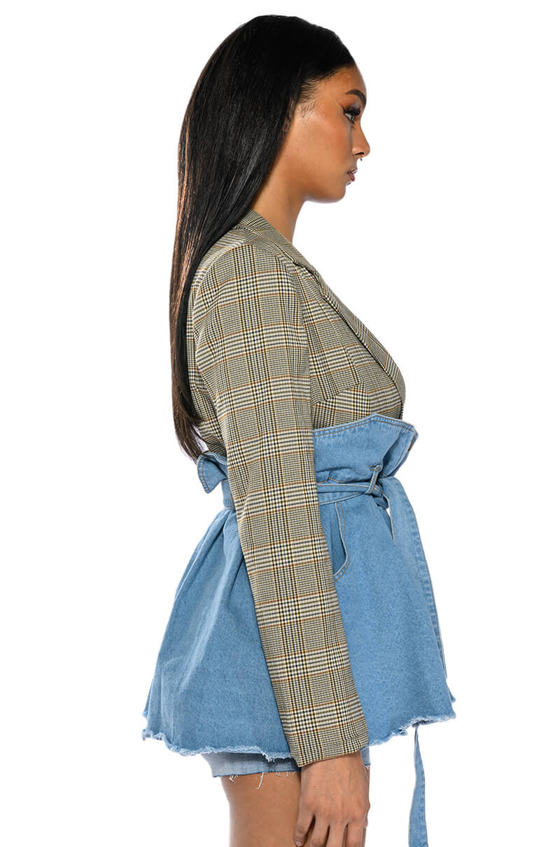 MINDING MINE TAILORED MINI DRESS