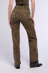 OVER IT WIDE LEG DISTRESSED JEANS