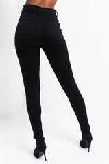 REBECCA ULTRA HIGH RISE SKINNY IN BLACK