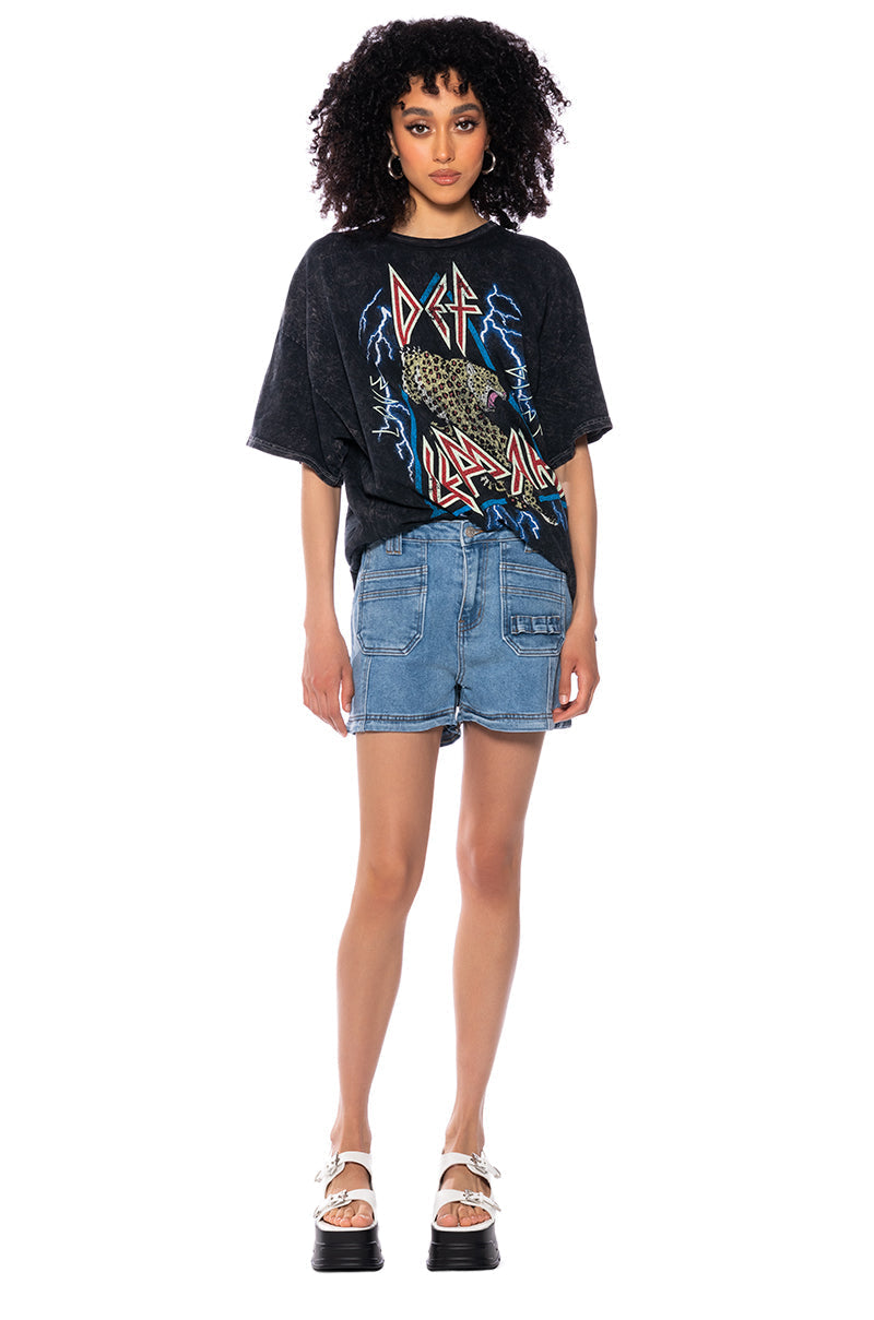 RYLEE UTILITY THREE IN ONE ZIP OFF JEANS