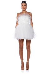 SOMETHING SLIGHT TULLE MINI DRESS