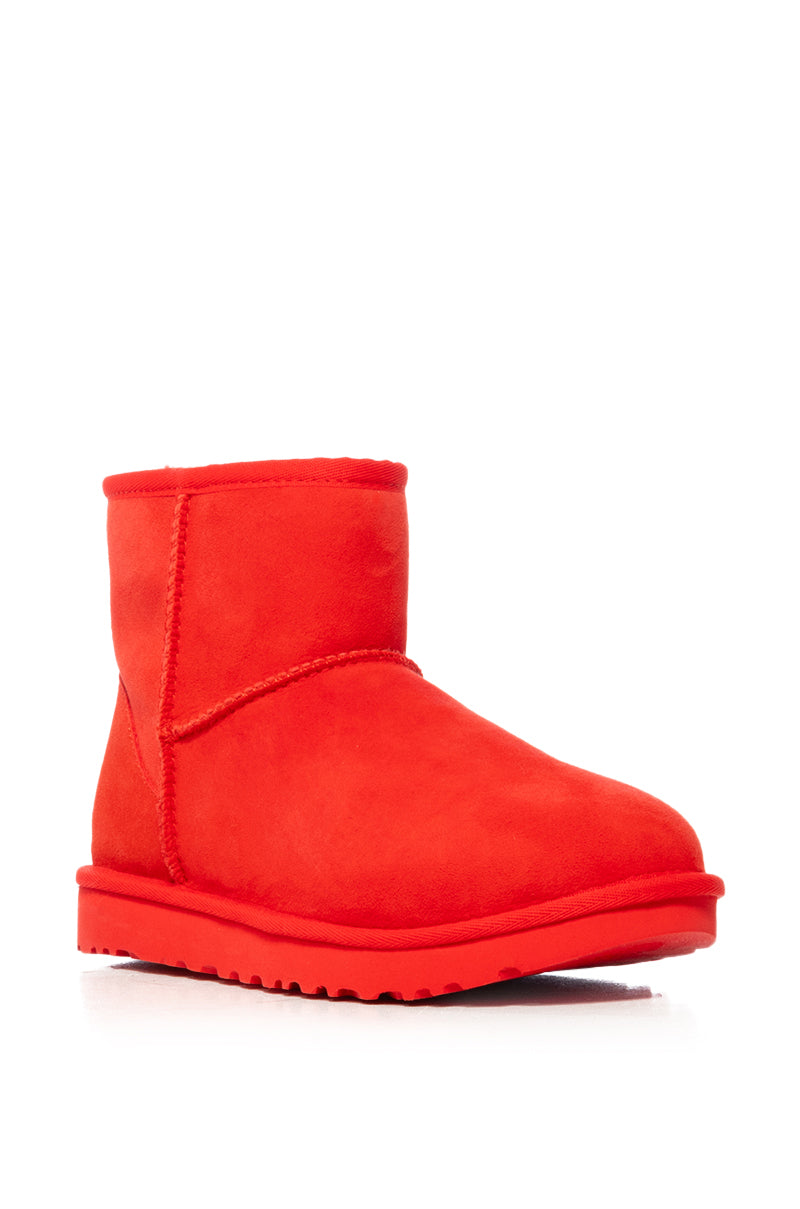 UGG CLASSIC MINI II BOOTIE IN RED