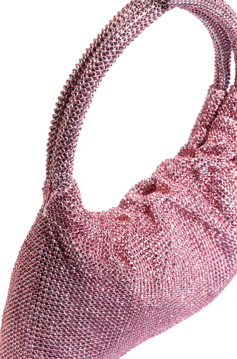 WHAT'S LOVE GOT TO DO WITH IT RHINESTONE PURSE