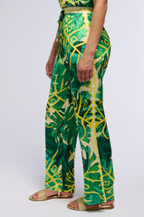 WILD FOX SATIN PALAZZO PANT